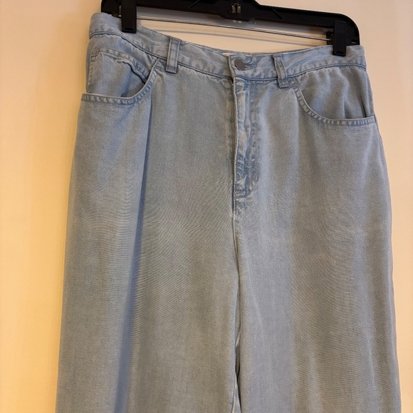 Womens Jones Wear Soft Straight Leg Denim Jeans Light Wash Blue Size 10 - Picture 3 of 5